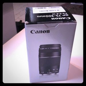 Canon zoom lens 75-300mm